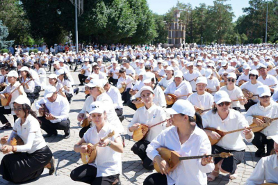 В Талдыкоргане установили музыкальный рекорд