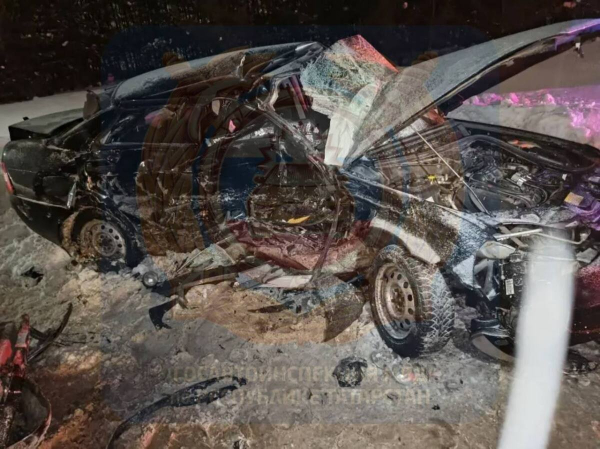 На&nbsp;трассе в&nbsp;Татарстане водитель LADA погиб в&nbsp;лобовом столкновении с&nbsp;Kia