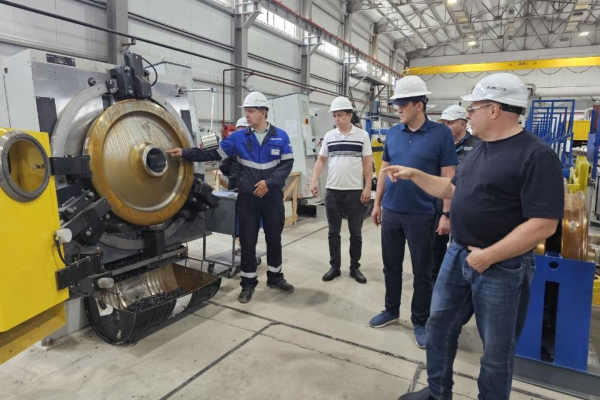 Председатель транспортного комитета ознакомился с производством на заводе Texol в Атырау