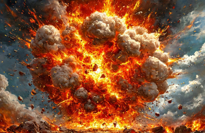 РВ: пожар в Днепропетровске после удара сняли на видео