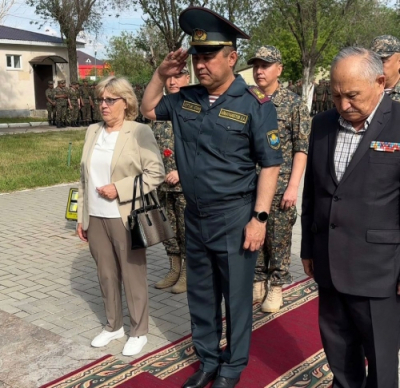 Память погибших во время теракта гвардейцев почтили в Актобе