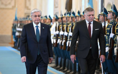 Премьер-министра Словакии торжественно встретили в Акорде