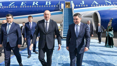 Ильхам Алиев прибыл для участия в VI Консультативной встрече глав государств Центральной Азии
