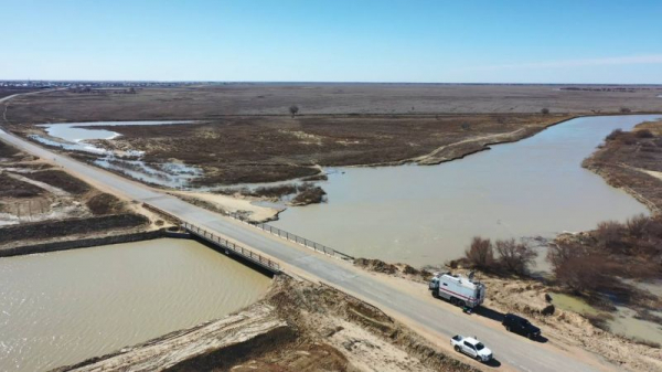 В Кызылкогинском районе очищено 12 км русла рек Ногайты и Уил